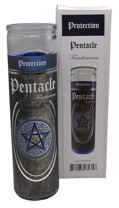 90 hr Pentacle (Frankincense) jar candle (image for) 90 hr Pentacle (Frankincense) jar candle