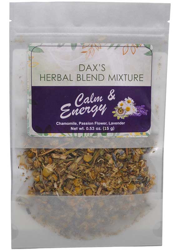 15gms Calm & Energy smoking herb blends (image for) 15gms Calm & Energy smoking herb blends